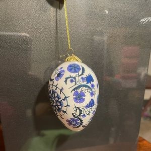 Li Bien Floral Easter Egg Ornament